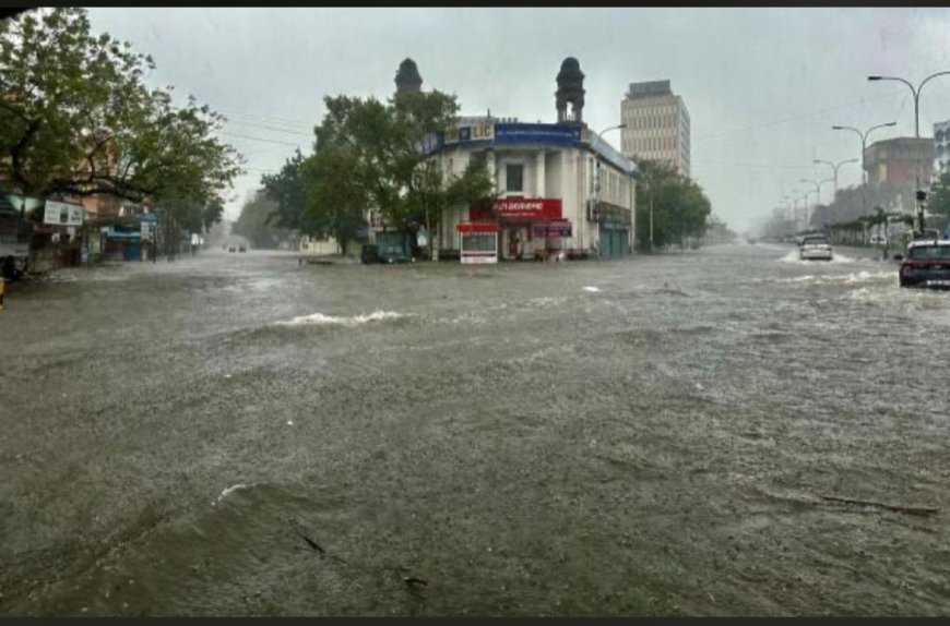 మిగ్‌జాం తుపాను జల ప్రళయంలో తమిళనాడు