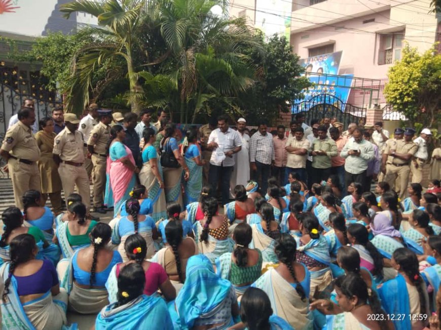 మొండి జగ మొండి మధ్య నలుగుతున్న అంగన్ వాడీ లబ్దిదారులు...