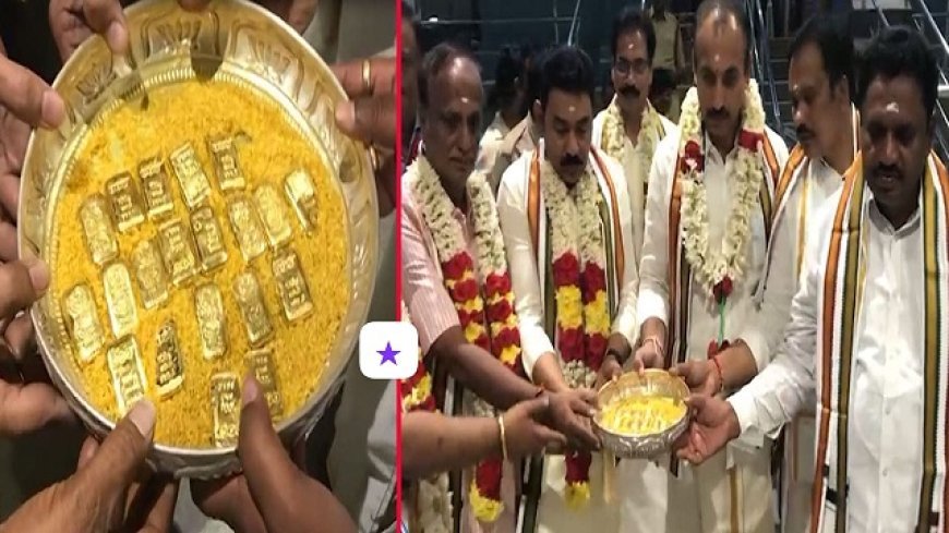 కాణిపాకం గణపయ్యకు ఇద్దరు దాతల భారీ విరాళం