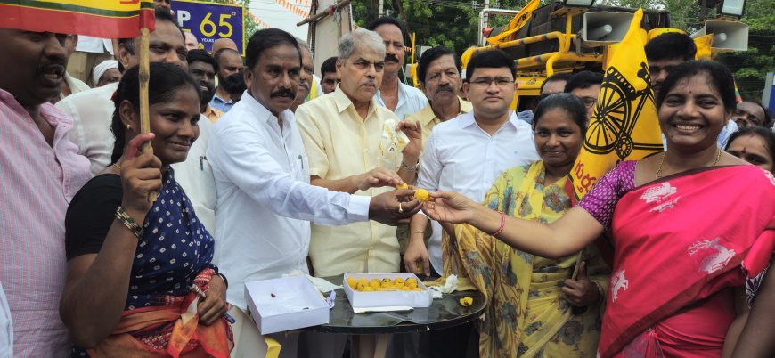 జగ్గయ్యపేటలో ఘనంగా కూటమి ప్రభుత్వం విజయోత్సవ ర్యాలీ