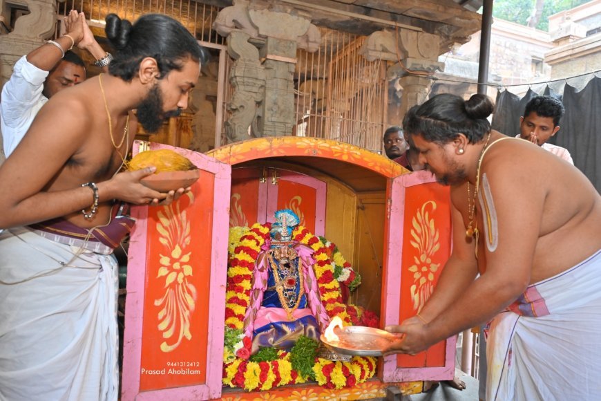 అంగ రంగ వైభవంగా కొండదిగిన అహోబలేశ్వరు జ్వాలానృసింహుడు