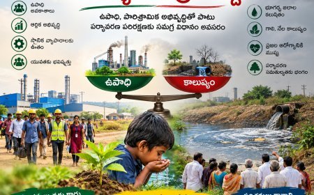 ఉపాధి, పారిశ్రామిక అభివృద్ధితో పాటు పర్యావరణ పరిరక్షణకు సమగ్ర విధానం అవసరం