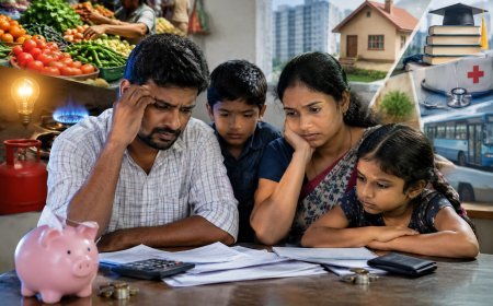 ఆదాయం పెరగక.. ఖర్చులు భారమై.. మధ్యతరగతి కుటుంబాలపై ఒత్తిడి