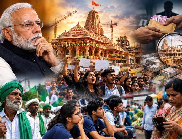 మోదీ ప్రభుత్వంపై నిరసనలు ప్రజా అసంతృప్తి