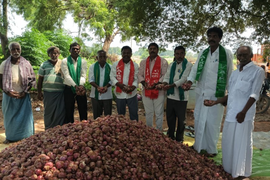 ఉల్లి రైతులను ప్రభుత్వం ఆదుకోవాలి