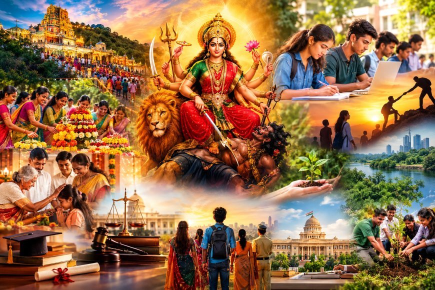 దుర్గమ్మ ఆరాధన నుంచి దుర్మార్గాల నిర్మూలన వరకు